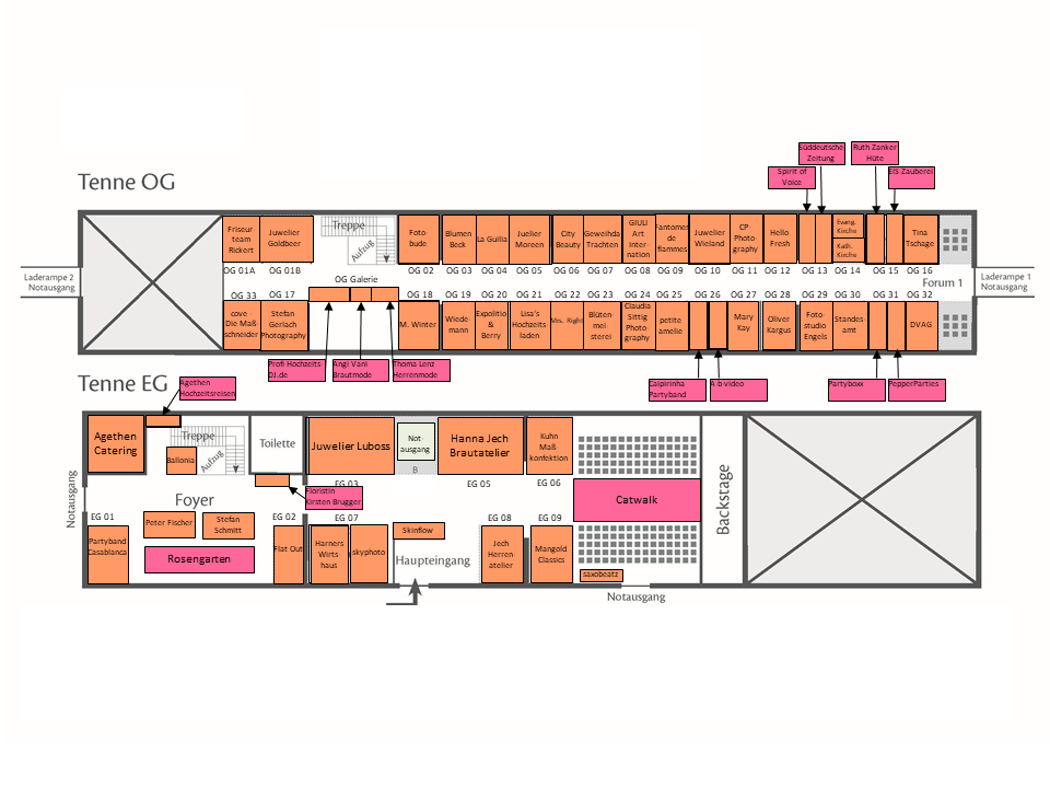 Standplan Aussteller Glücksmomente 2018 Standplan Aussteller Glücksmomente 2018