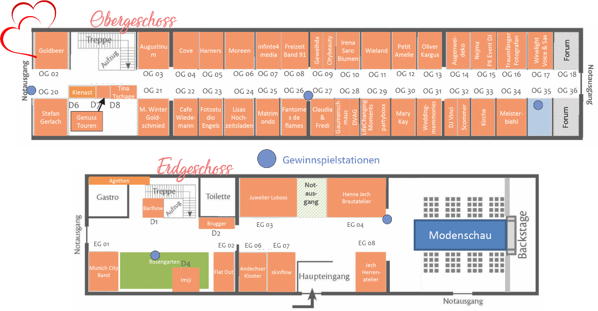 Messeplan Hochzeitsmesse 2020 Messeplan Hochzeitsmesse 2020